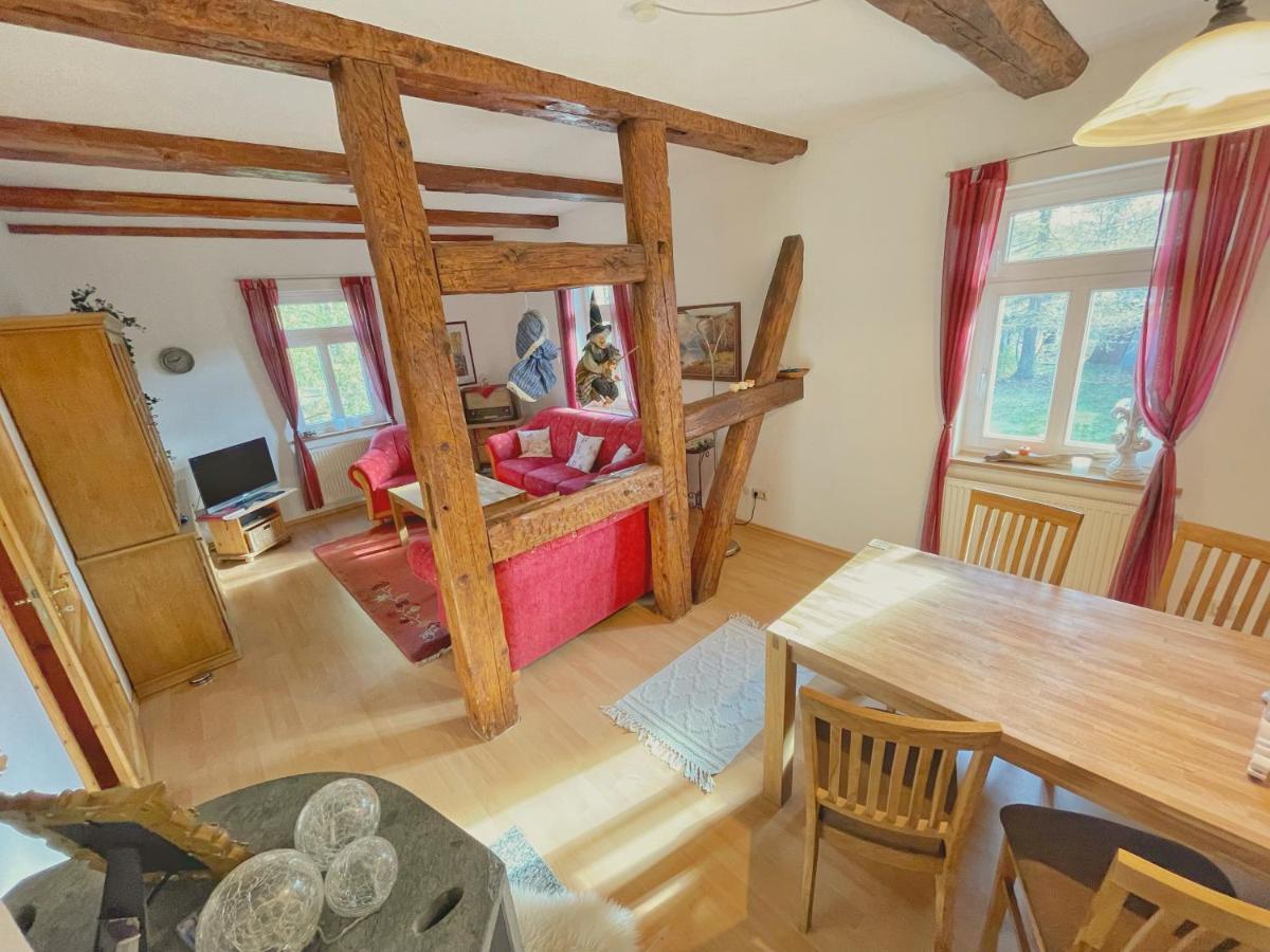 Altes Forsthaus Im Harz Apartment เอลบิงเงอโรเดอ ภายนอก รูปภาพ