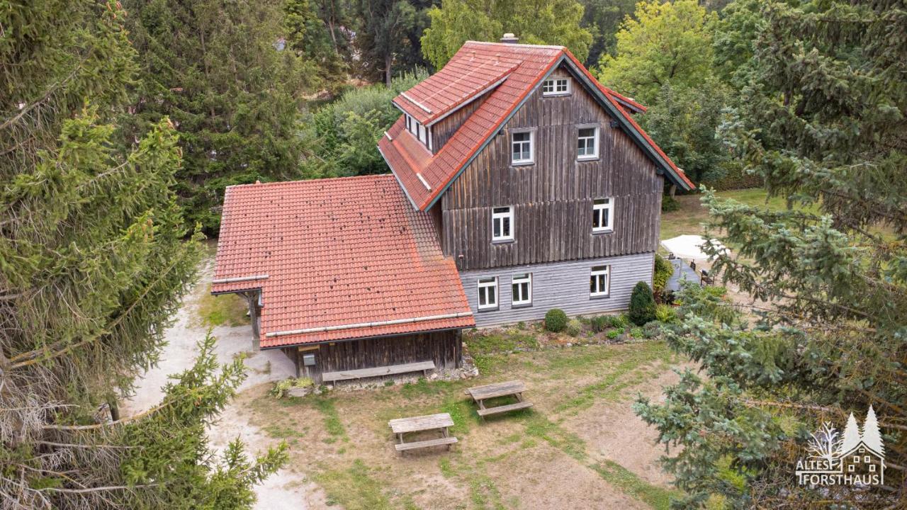 Altes Forsthaus Im Harz Apartment เอลบิงเงอโรเดอ ภายนอก รูปภาพ
