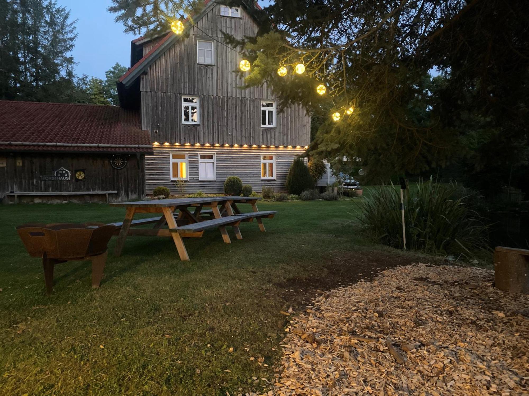 Altes Forsthaus Im Harz Apartment เอลบิงเงอโรเดอ ภายนอก รูปภาพ